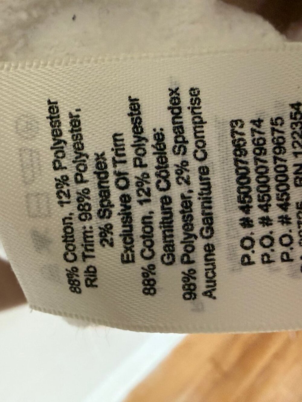 Little Moon Aritzia | Retro Stripe White Casual Sweatshirt | Medium - Picture 9 of 9